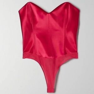 Aritzia Babaton Blaze Bodysuit, Hot Pink, size 4